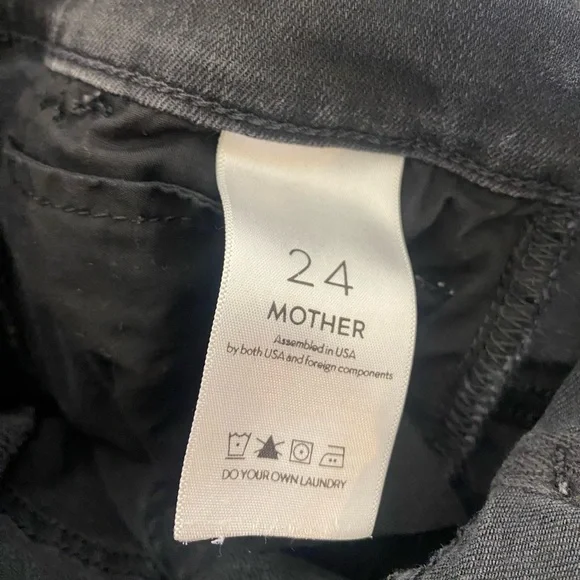 MOTHER The Hustler Ankle Fray in Not Guilty Size 24 - Picture 10 of 11